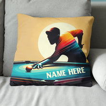 Load image into Gallery viewer, Funny Billiard Player Pillow Custom Adjustable Pillow For Billiard Lover TDM0851