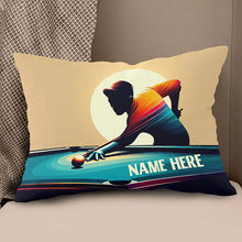 Load image into Gallery viewer, Funny Billiard Player Pillow Custom Adjustable Pillow For Billiard Lover TDM0851