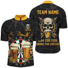 Load image into Gallery viewer, Funny Darts And Beer Aim For Fun Drink For Cheer Custom Men Darts Shirts, Drinking Darts Jerseys TDM2657