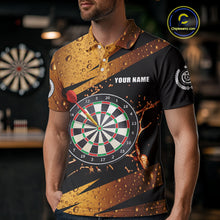 Load image into Gallery viewer, In Beer We Discuss Funny Dart Shirts For Men Custom Beer Dart Jersey Team Polo &amp; Quarter Zip TDM3845