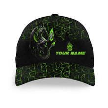 Load image into Gallery viewer, Personalized Green Big Dragon 3D Darts Baseball Cap Custom Darts Hats Gifts For Darts Lover TDM2206