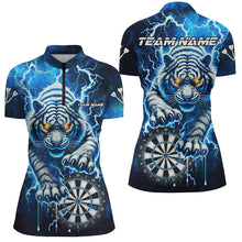 Load image into Gallery viewer, Personalized Thunder Lightning Tiger Dart Shirts For Women Custom 3D Dart League Jerseys Uniform TDM2980