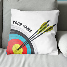 Load image into Gallery viewer, Personalized Archery 3d Target Pillow Best Custom Throw Pillows Gifts TDM0746