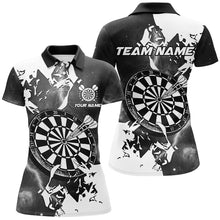 Load image into Gallery viewer, Lightning Grunge Dartboard Custom 3D Printed Darts Shirts For Women, Darts Team Jerseys |Black TDM2258