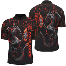 Load image into Gallery viewer, Personalized Red Big Dragon 3D Printed Darts Shirts For Men Custom Team League Darts Jerseys TDM1841
