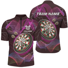 Load image into Gallery viewer, Personalized Pink Dartboard 3D Printed Custom Men Darts Shirts, Darts Jerseys For Team Player TDM2049