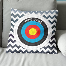 Load image into Gallery viewer, Personalized Archery 3d Target Throw Pillow Best Custom Target Pillows  TDM0764