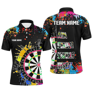Personalized Funny Dart Polo Shirts For Men Women Custom Dart Team Jerseys, Best Dart Gifts