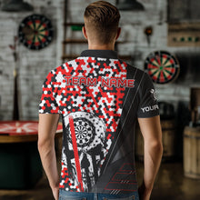 Load image into Gallery viewer, Personalized Red Camo Skull Dart Shirts For Men Custom Funny Skull Dart Jerseys Polo &amp; 1/4 Zip TDM3770