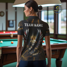 Load image into Gallery viewer, Personalized Crown American Flag Eagle 8 Ball Billiard Shirt For Women Custom Pool Team Jersey TDM5043