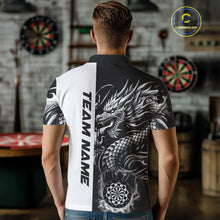 Load image into Gallery viewer, Custom Dragon Dart Shirts For Men, Personalized 3D Dart League Uniform Best Dart Jerseys |White TDM4239