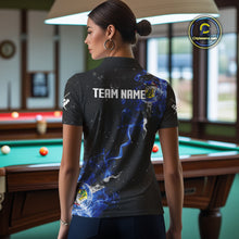 Load image into Gallery viewer, Personalized Grunge Las Vegas Flag Smoke Billiard Shirt For Women Custom 8 Ball Pool Team Jerseys TDM4288