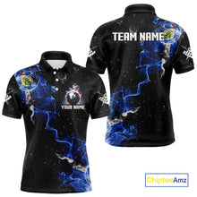 Load image into Gallery viewer, Personalized Grunge Las Vegas Flag Smoke Billiard Shirt For Men Custom 8 Ball Pool Team Jerseys TDM4288