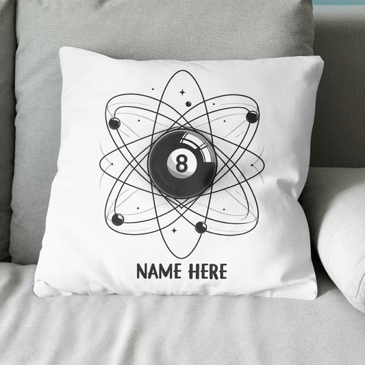 8 Ball Pool Funny Pillows Custom Adjustable Pillow For Billiard Lovers TDM0850