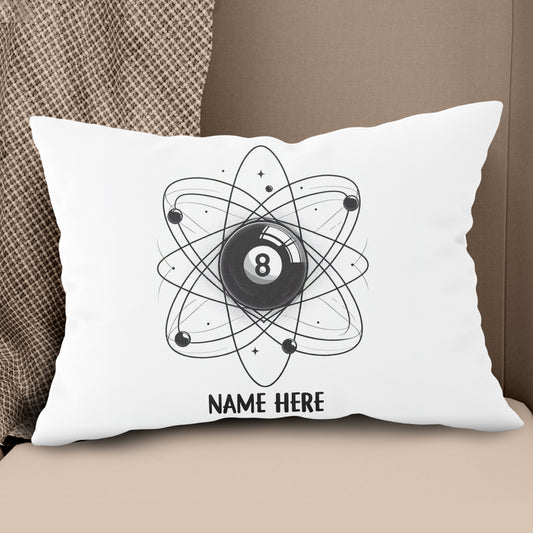 8 Ball Pool Funny Pillows Custom Adjustable Pillow For Billiard Lovers TDM0850