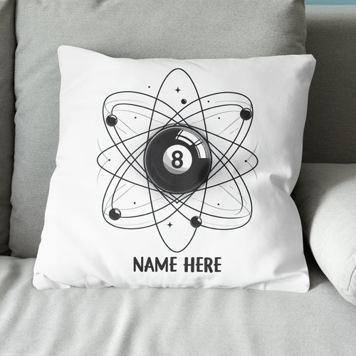 8 Ball Pool Funny Pillows Custom Adjustable Pillow For Billiard Lovers TDM0850