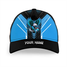 Load image into Gallery viewer, Blue Funny Eagle Billiard Cap Hats Custom 3D Printed Billiard Baseball Caps For Pool Player TDM2413