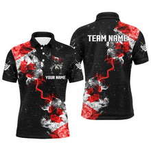 Load image into Gallery viewer, Personalize Grunge Canada Flag Smoke Billiard Shirts For Men Best Patriotic Billiard Jersey Uniform TDM2163