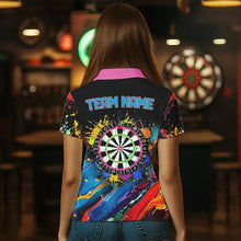 Load image into Gallery viewer, Funny Colorful Paint Splash Dart Shirts For Women Custom Dart Team Jerseys TDM3544