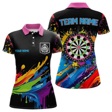 Load image into Gallery viewer, Funny Colorful Paint Splash Dart Shirts For Women Custom Dart Team Jerseys TDM3544