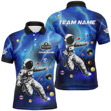 Load image into Gallery viewer, Personalized Astronaut Billiard Balls 3D Printed Shirts For Men Custom Funny Billiard Apparel |Blue TDM2015