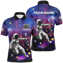 Load image into Gallery viewer, Personalized Galaxy Astronaut Billiard Balls 3D Printed Shirt For Men Custom Funny Billiard Apparel TDM2016