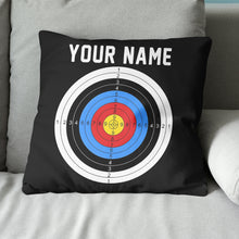 Load image into Gallery viewer, Personalized Black Pillow Archery 3d Target Best Archery Target Pillow TDM0747