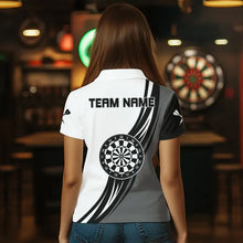 Load image into Gallery viewer, Personalized Crown Dart Shirt With Pocket Option For Women, Darts Team Jersey TDM3750