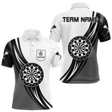 Load image into Gallery viewer, Personalized Crown Dart Shirt With Pocket Option For Men, Darts Team Jersey TDM3750