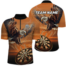 Load image into Gallery viewer, Personalized Dartboard Eagle 3D All Over Print Darts Shirts For Men Custom Team League Darts Jersey TDM2270