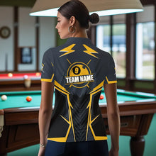 Load image into Gallery viewer, 9 Ball Billiard Jerseys For Women Custom Polo &amp; Quarter-Zip Billiard Team Shirts, 9 Ball Pool Shirt TDM3615