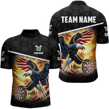 Load image into Gallery viewer, Custom 3D Dart Shirts With American Eagle Design For Men, Pride Patriotic Dart Team Jerseys TDM3310