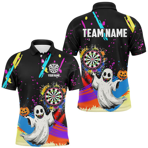 Colorful Dartboard Funny Ghostly Custom Halloween Darts Shirt For Men Halloween Darts Gifts TDM2655