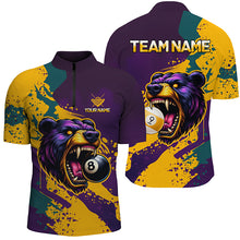 Load image into Gallery viewer, Funny Bear 8 Ball &amp; 9 Ball Pool Custom Men Billiard Shirts, Grunge Colorful Billiard Team Shirts TDM2437