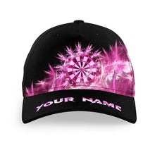 Load image into Gallery viewer, Icy Pink Light Baseball Darts Cap Customized Darts Hat For Darts Player Darts Gifts TDM3182