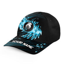 Load image into Gallery viewer, 3D Frozen Ice Custom Billiard Baseball Caps For Men Women Player, Personalized Top Hat Billiard TDM1707