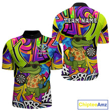 Load image into Gallery viewer, Funny Alligator Colorful Graffiti Style Custom Darts Shirt For Men Best Darts Jersey Team Outfit TDM4781