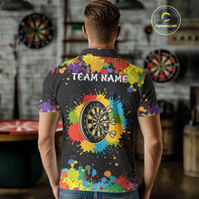 Load image into Gallery viewer, Funny Colorful Darts Shirt With Pocket Option For Men Custom Darts Jersey TDM4620