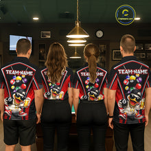 Load image into Gallery viewer, Funny Duck 8 Ball Pool Billiard Shirt For Women Custom Billiard Team Jersey Polo &amp; 1/4 Zip TDM6101