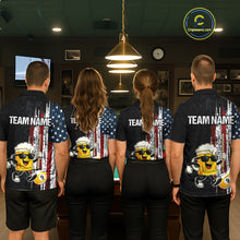 Load image into Gallery viewer, American Flag 8 Ball &amp; 9 Ball Pool Funny Beer Billiard Shirt For Women Custom Billiard Team Jersey TDM5637