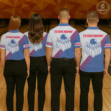 Load image into Gallery viewer, Personalized Bowling Jersey Polo &amp; Quarter Zip For Women Custom Bowling Tournament Team Shirt TDM6349