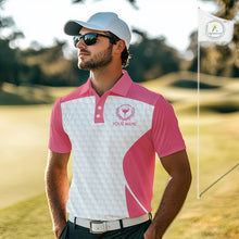 Load image into Gallery viewer, Mens Funny Golf Shirts Pub Flamingo Golf Clothing Custom Golf Team Polo, Golf Upf Shirts NYN2997