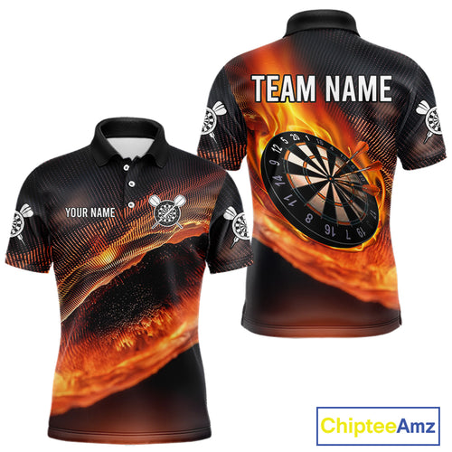 Persionalized Flame Dart Boards 3D Dart Shirt For Men, Dart Team Jerseys NYN0097