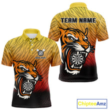 Load image into Gallery viewer, Tiger Dartboard Scratched Pattern Custom Dart Shirt For Men, Dart Team Jerseys NYN0106