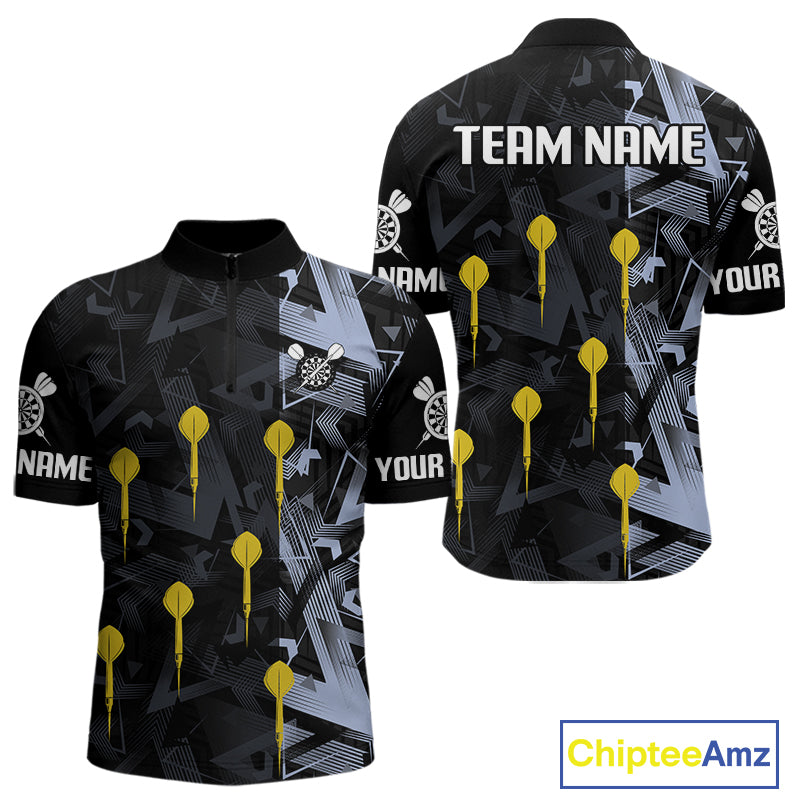 Persionalized Abstract Pattern Dart Arrows Dart Shirt For Men, Dart Team Jerseys NYN0107
