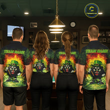 Load image into Gallery viewer, Red &amp; Green Shamrock Thunder Funny Pool 8 Ball Men Billiard Shirt Personalized Balls Billiard Shirts NYN2653