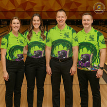 Load image into Gallery viewer, Smoking Funny Ball &amp; Pins Bowling Shirt For Men Personalized Bowling Team Tournament Jersey NYN3749