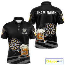 Load image into Gallery viewer, Beer Runner &amp; Plays Darts Custom Funny Darts Polo Shirt For Men Dart Jerseys NYN1950