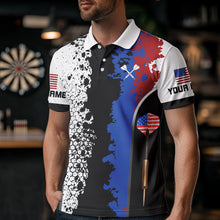Load image into Gallery viewer, American Flag Style Darts Shirt Custom Patriotic For Men, Dart Team Jerseys NYN0004