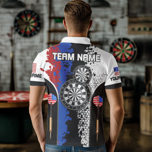 Load image into Gallery viewer, American Flag Style Darts Shirt Custom Patriotic For Men, Dart Team Jerseys NYN0004